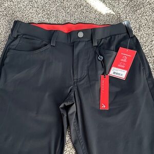 Black Men's Pants by Redvanly